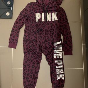 Matching Pink jogger and hoodie XL